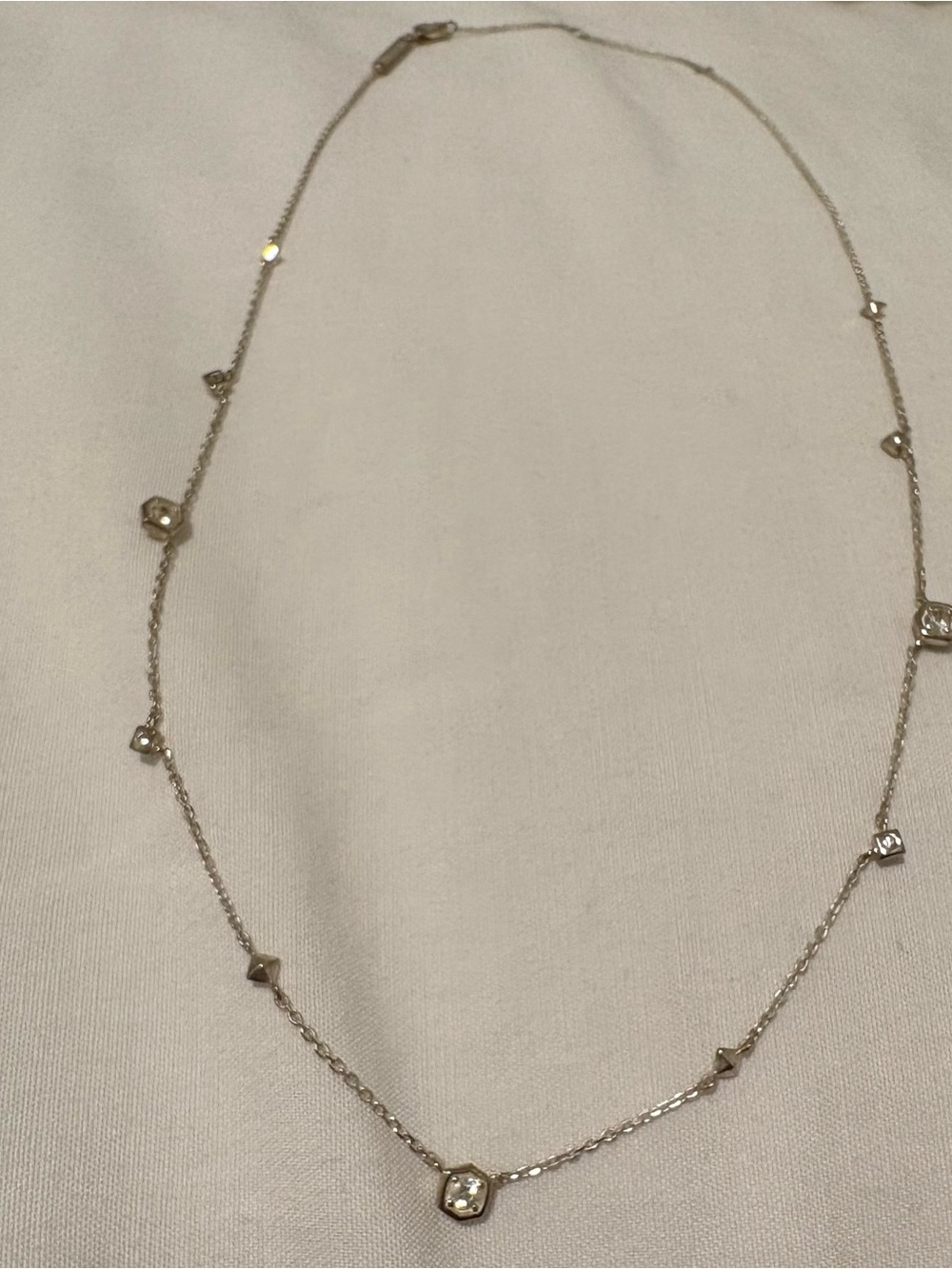 Kendra Scott Sterling Silver Davie Strand Necklace